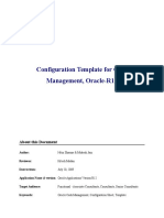 Configuration Template For Cash Management, Oracle-R12: About This Document