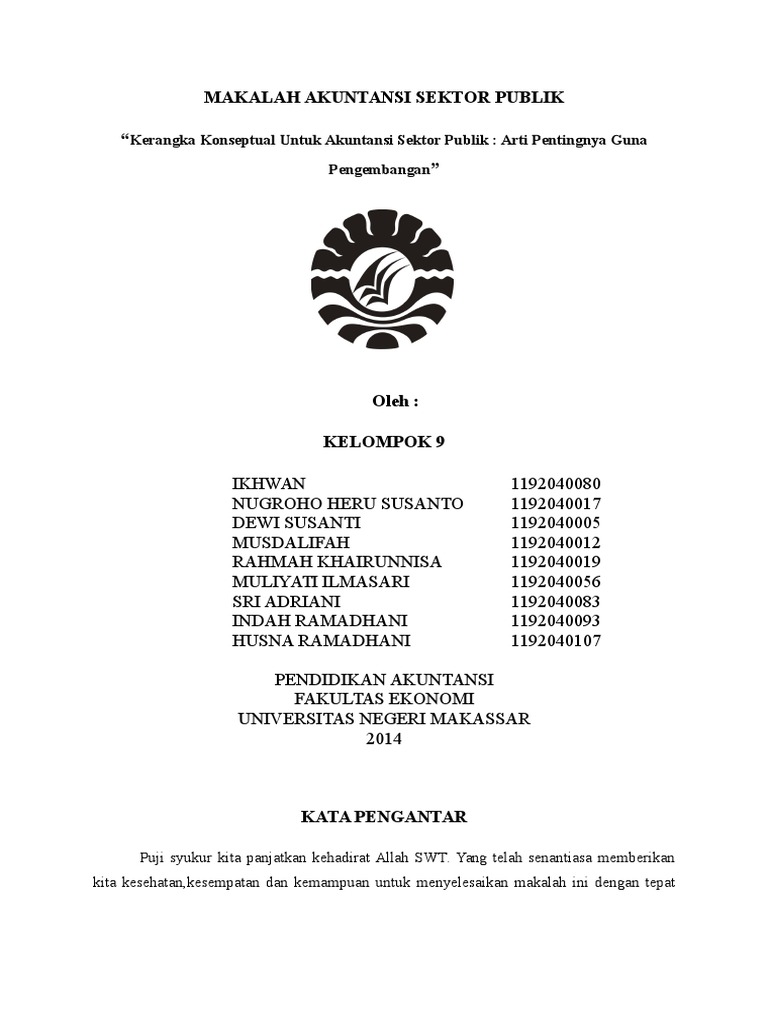 Contoh Makalah Yayasan
