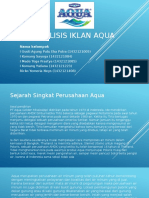 Presentasi Analisis Iklan Aqua