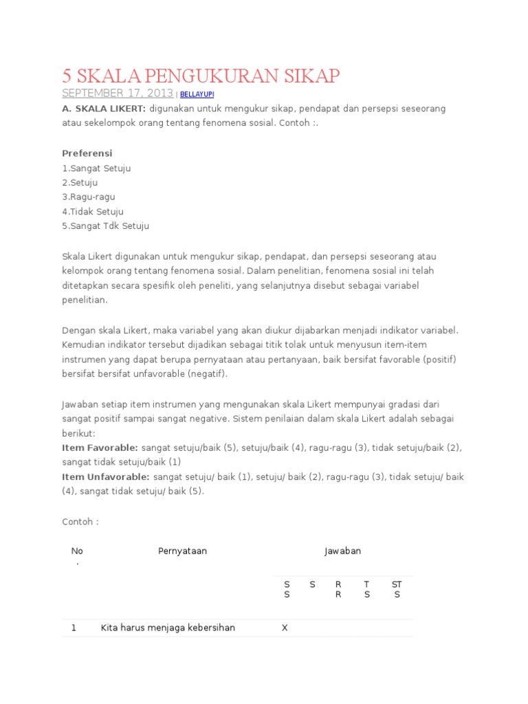 5 Skala Pengukuran Pdf