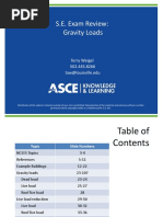 Session I - Gravity Loads