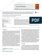 Technical and Economic Evaluation of Fluorescent and Led Luminaires in Underground Mining. ELSEVIER Energy and Buildings
