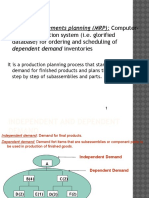 Material Requirement Planning