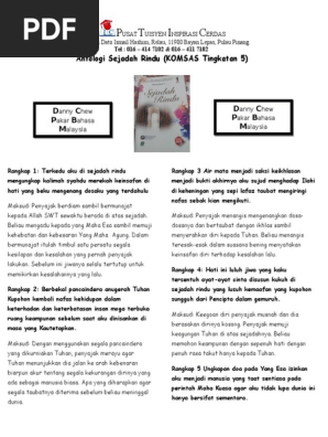 Antologi Sejadah Rindu Pdf
