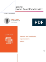1 Web App Hacking Password Reset Functionality m1 Slides