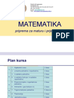 Matematika - Priprema Za Maturu MGJ-KG