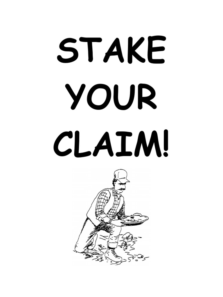 Stake Your Claim V 2 PDF Patent Natural Materials