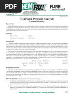 Hydrogen Peroxide Analysis by FlinnSci