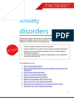 Anxiety Disorders Factsheet