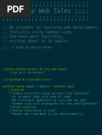 Lisp Web Tales