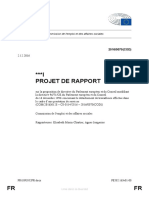 Projet de rapport du parlement européen, sur la révision de la directive sur les travailleurs détachés de 1996