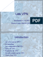 Les VPN: Guillaume CACHO Pierre-Louis BROUCHUD