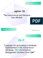 The Hierarchical and Network Data Models: Database Processing