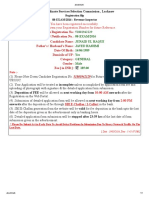 UPSSSC Revenue Inspector Registration Slip