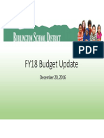 FY18 Budget Development Update 20161220