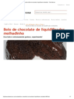 Receita de Bolo de Chocolate de Liquidificador Molhadinho - Todo Saboroso