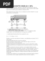 Camion Aashto HS20 | PDF | Camión | Science
