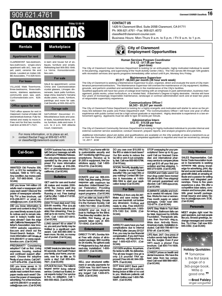 claremont-courier-classifieds-12-30-16-pdf-deed-of-trust-real-estate-real-estate-law