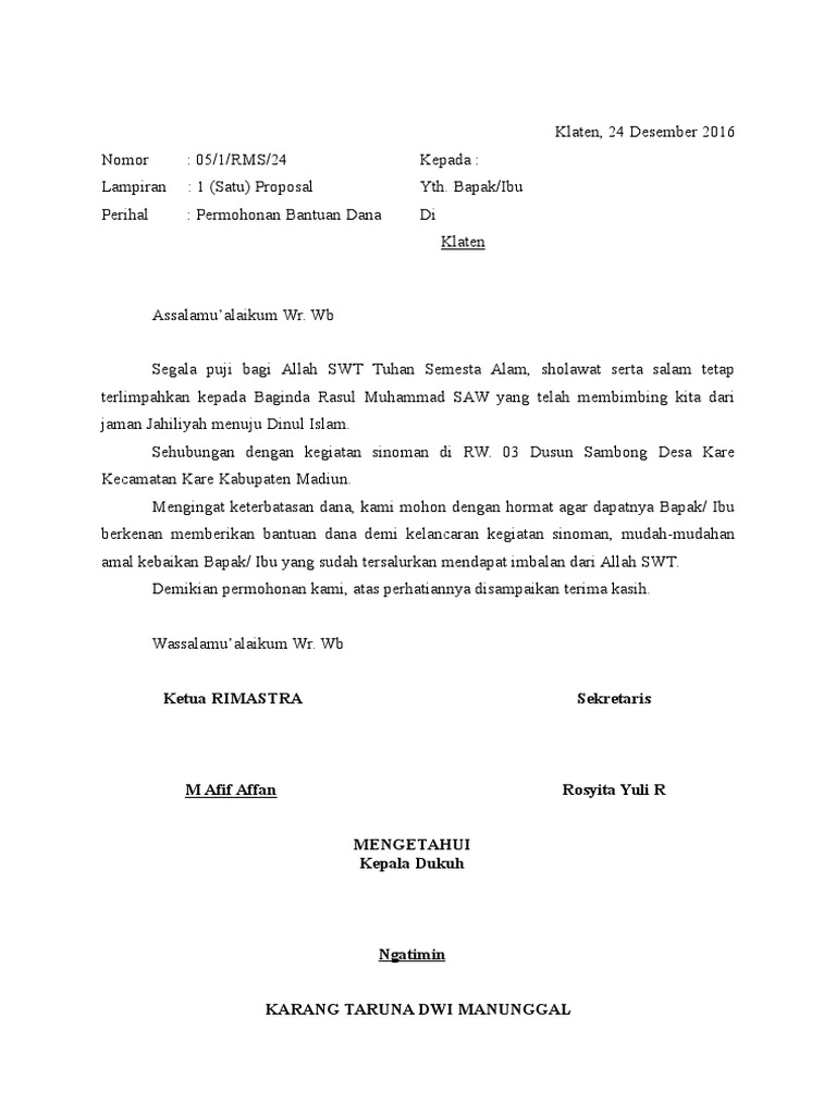 Surat Permohonan Bantuan Seragam Contoh Surat Akta Jual Beli Rumah.