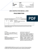 Pole Erection: Line Construction Manual Lcm23