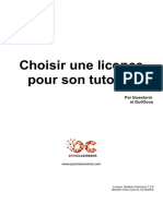 Choisir Une Licence Pour Son Tutoriel