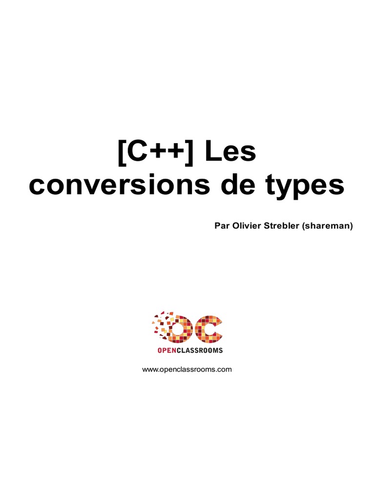Conversions de types en C++ | PDF | Pointeur (programmation) | C