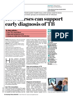 How Nurses Can Support Early Diagnosis of TB