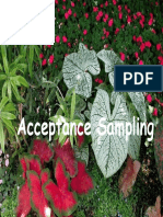 Acceptance SAmpling 123