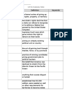 Name - Unit 5a Vocabulary Notes