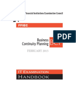 FFIEC ITBooklet BusinessContinuityPlanning