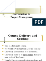 l1 Introduction to Project Management
