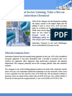 Take A Bet On Sudarshan Chemical