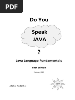 Do You Speak Java