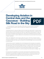 IATA -  Building the Silk Road in the Sky