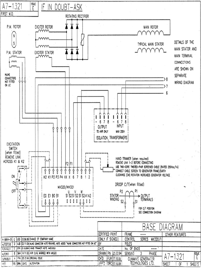 catalog/files/Products/Newage/MX320 MX321 Newage Voltage Regulator Wiring  Diagram | PDF  Avr Wiring Diagram Pdf    Scribd