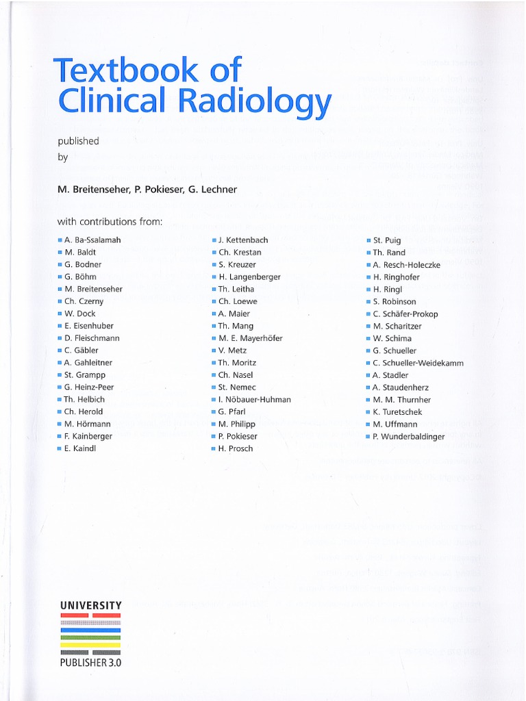 Testbook of Clinical Radiology | PDF