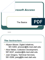 Access Basics