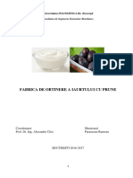 Fabrica de Obtinere Iaurt PDF