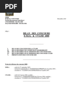 Download Rapport Concours EMIA CTA 2008 by Sandrine Brunet SN33542130 doc pdf