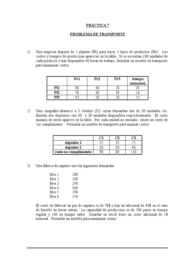 Modelos de Transporte y Optimización | PDF | Transporte | Science