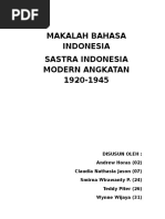 Download Sastra Indonesia 1920-1945 by robby_94 SN335422064 doc pdf