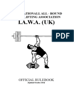 INTERNATIONAL ALL-ROUND WEIGHLIFTING RULEBOOK