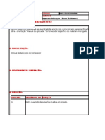 PROCEDIMENTOS EXECUTIVOS Impermeabilização Blocos e Baldrames