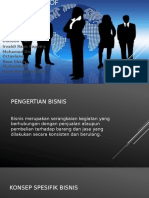 Sifat-Sifat Bisnis