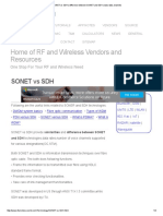 SONET Vs SDH - Difference Between SONET and SDH - Data Rates, Channels