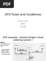 DFD Rules and Guidelines