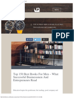 Top 150 Best Books For Men - What Successful Men Read