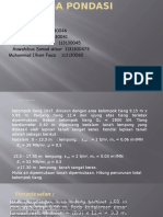 Rekayasa Pondasi 2-1 - Analisis Soal