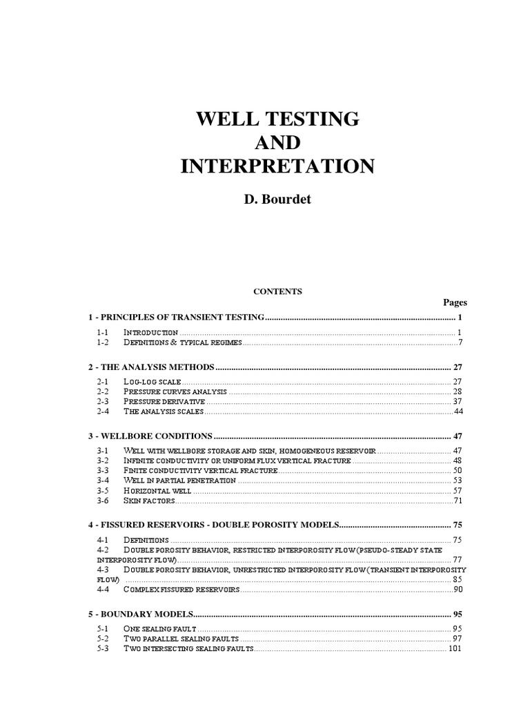 Advanced Well Test Analysis Techniques | PDF | Petroleum Reservoir ...