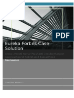 Eureka Forbes Case Solution: Group 2preeti Kumariprashasti Choubeyranjeet Gangwarsimrat Sokhisumit Kumarvinod Nannaware